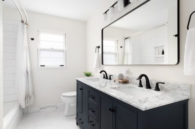 Bathroom Vanity with Double Sinks